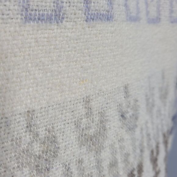 VINTAGE 90s peacoat French County Express wool blend southwestern‎ oversized M - Picture 5 of 15